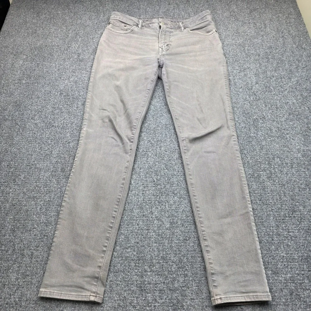 American Eagle Ne(x)t Level Flex Mens Gray Slim Straight Jeans 30x32 Stretch